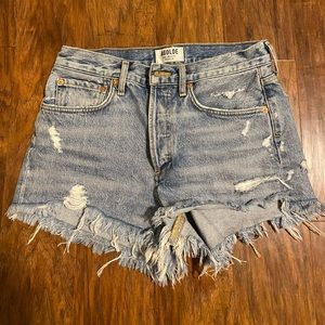 AGOLDE parker cut off shorts in swapmeet size 25